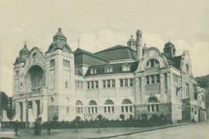 Historische Ansicht des Essener Saalbaus