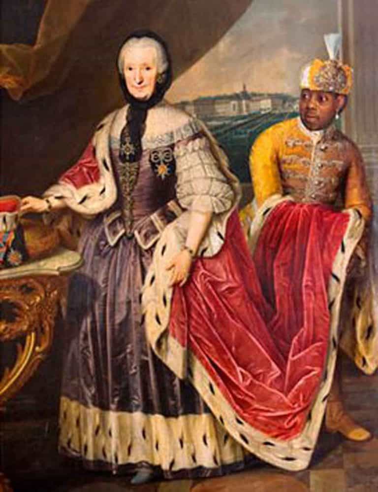 Fürstäbtissin Franziska Christine mit Ignatius Fortuna