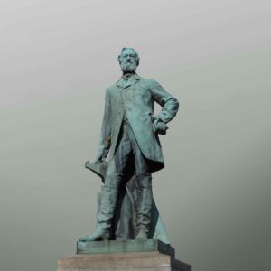 Alfred Krupp in Bronze