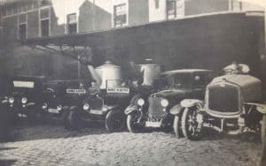 Lieferwagen der Nobel-Kaffeewerke