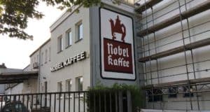 Nobel Kaffee: Fabrikgebäude an der Lazarettstraße