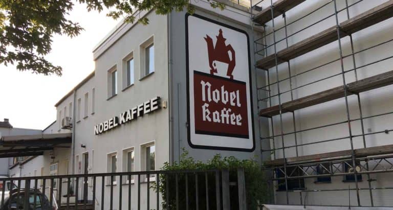 Nobel Kaffee: Fabrikgebäude an der Lazarettstraße