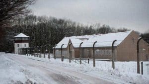 Historische Ansicht des Zwangsarbeiterlagers